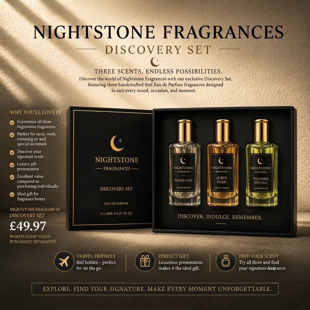Nightstone Fragrances - Discovery Set 3 Scents