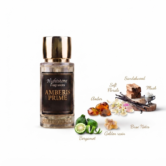 Amberis Prime - Fragrance that Sparkles: Inspired by fragrance, loved by fans of 'Amber Gold' (2 sizes) - Image 2