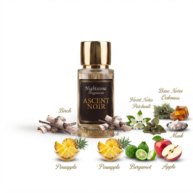 Ascent Noir - Confidence in Every Drop: Inspired by fragrance, loved by the fans of 'Creed Aventus' (2 sizes) - Image 2
